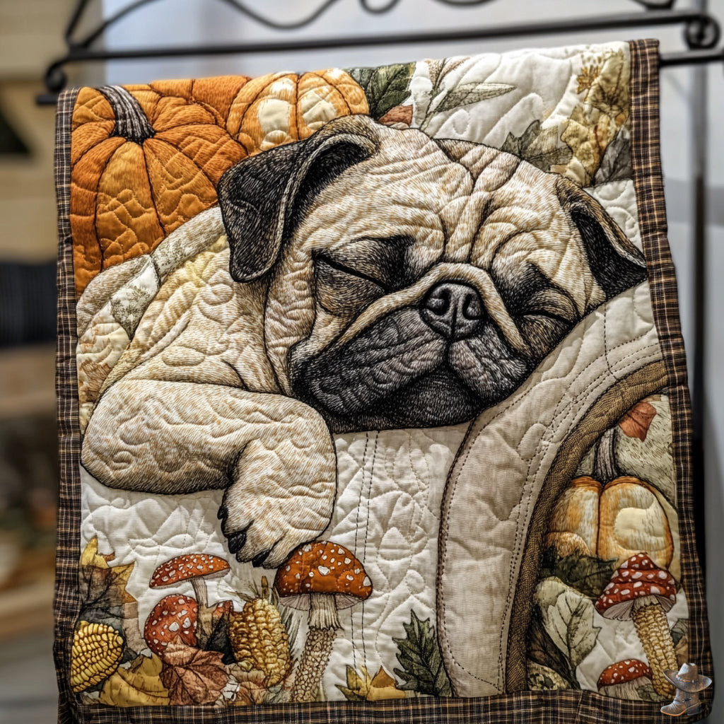 Sleeping Pug Quilt Blanket Couch Blanket Meaningful Gifts For Mom