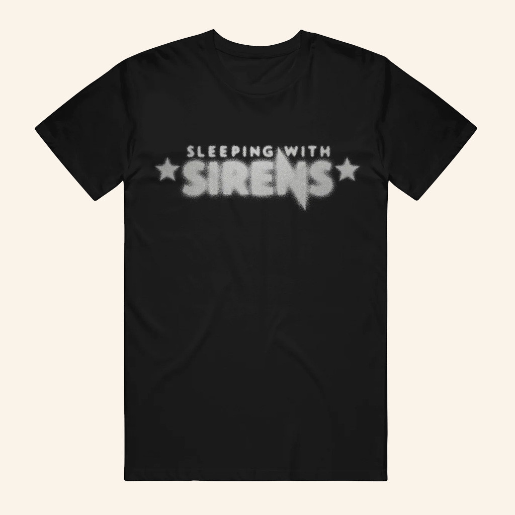 Sleeping With Sirens Merch Blurred Logo T-Shirt Gift Ideas For Rock Fans Sleeping With Sirens Merch Blurred Logo T-Shirt Gift Ideas For Rock Fans