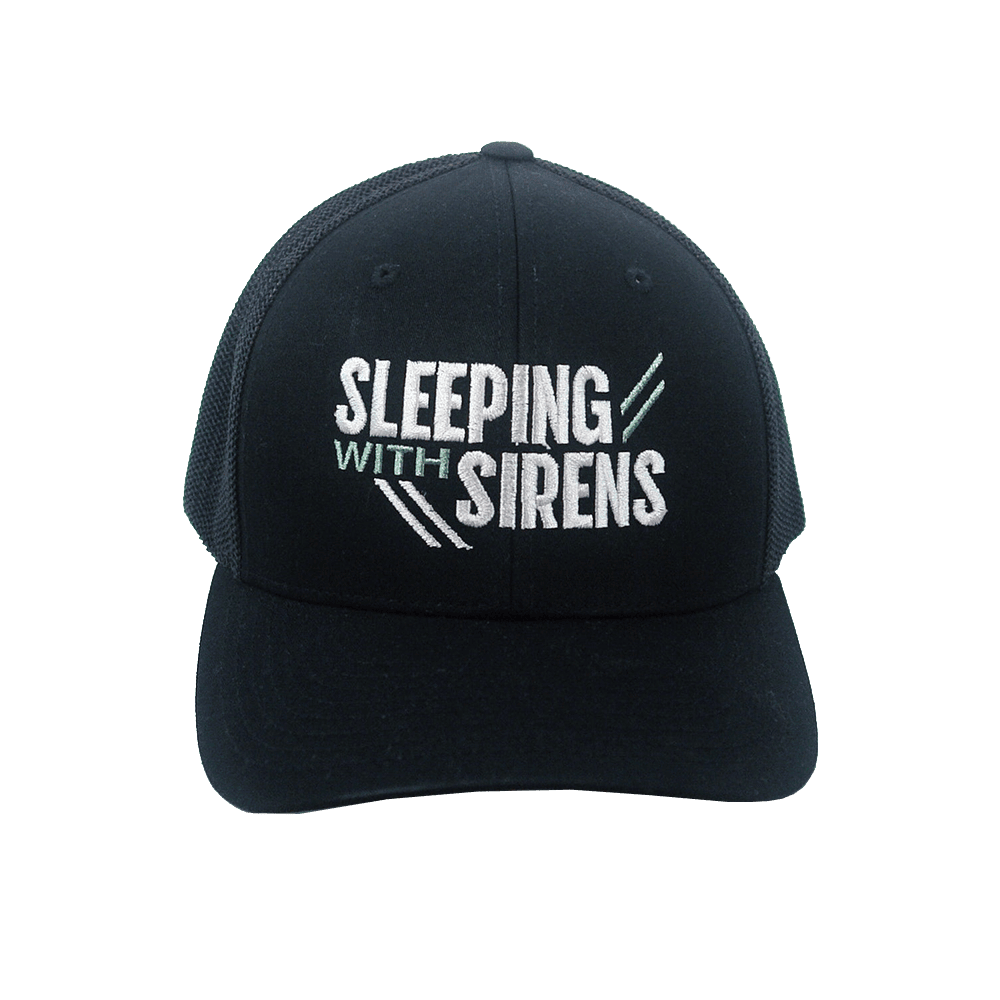 Sleeping With Sirens Merch Linear Trucker Hat Good Fathers Day Gifts