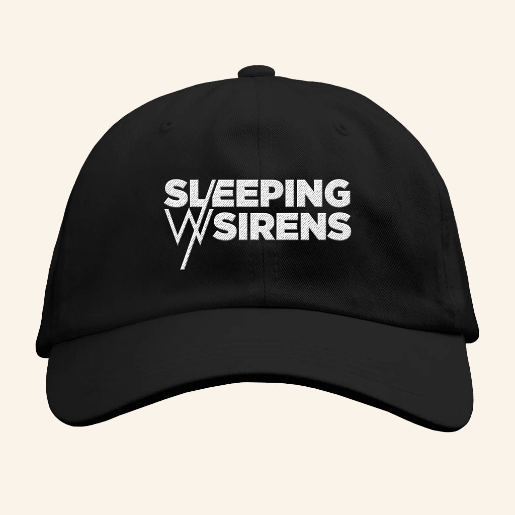 Sleeping With Sirens Merch Logo Embroidered Hat Best Gifts For Rock Lovers