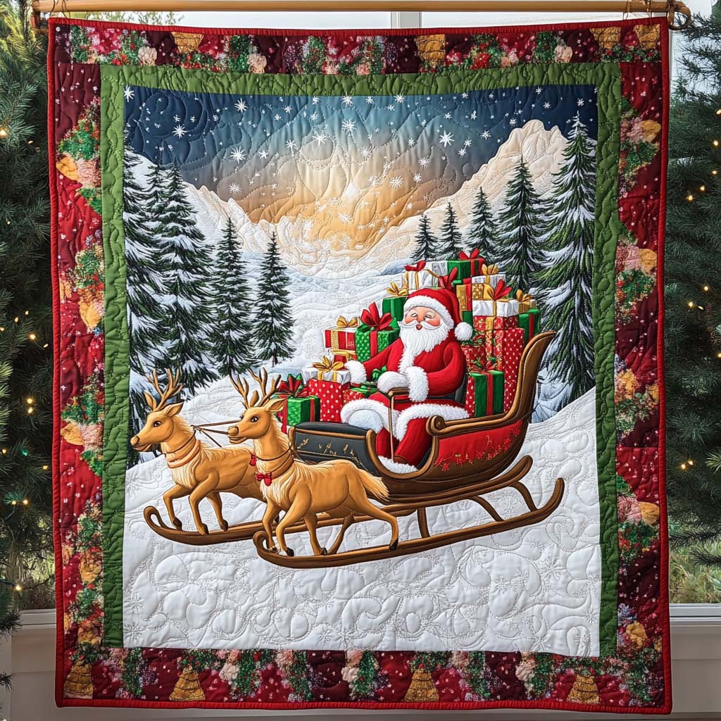 Sleigh Ride Serenade Quilted Blanket Christmas Gift Ideas For Dad