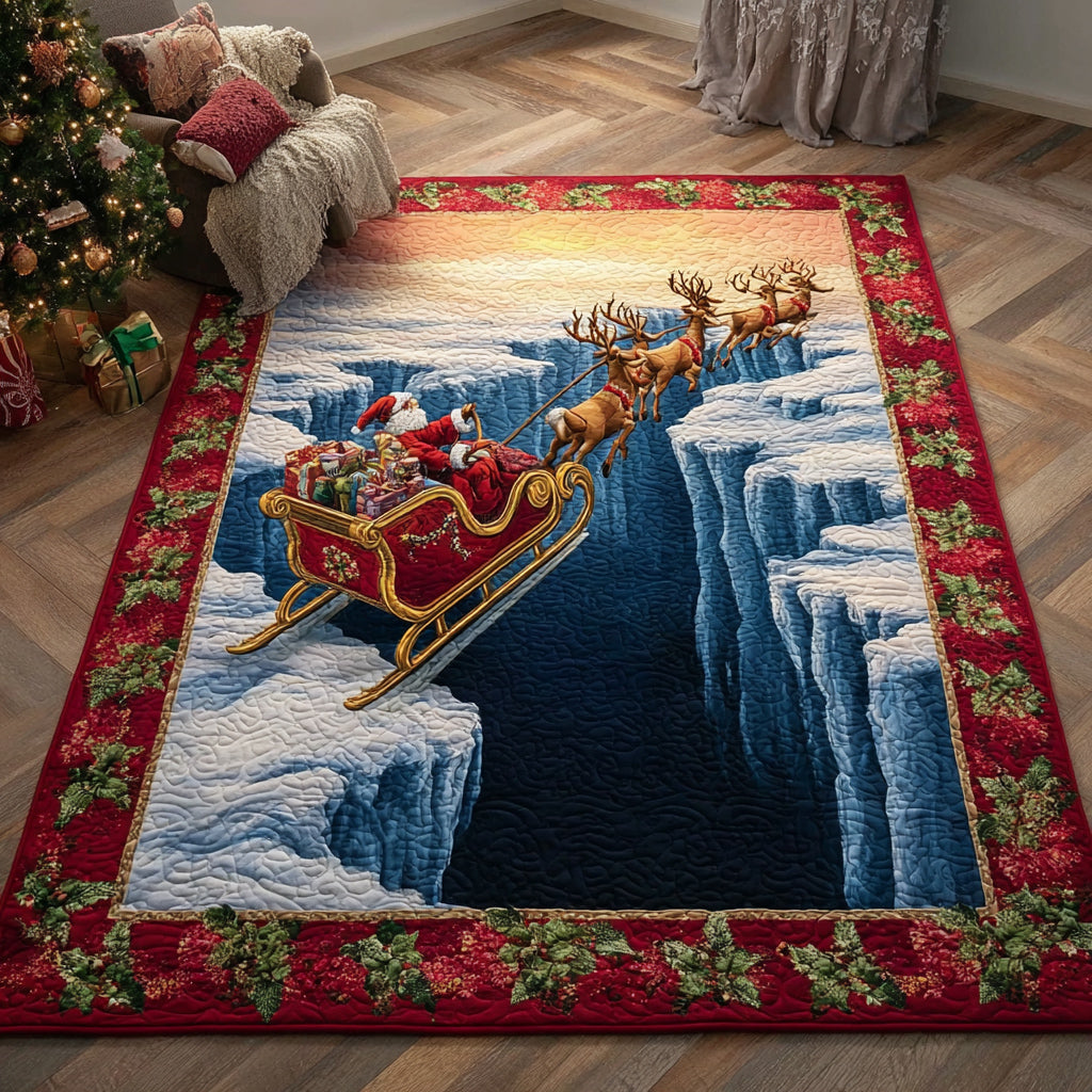 Sleigh Santa Claus Area Rug Entryway Ideas Christmas Gifts From Daughter