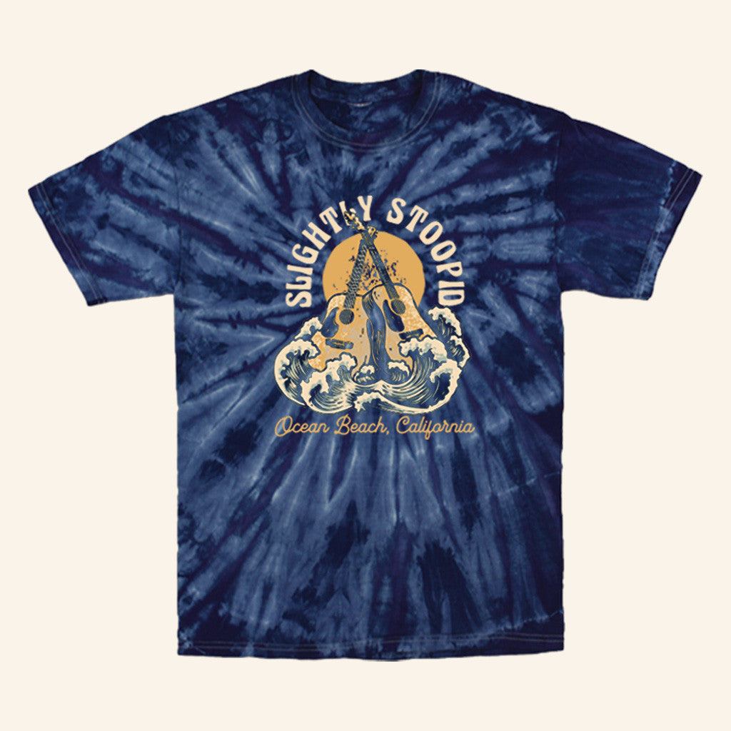 Slightly Stoopid Merch Acoustic Beach Tie Dye T-Shirt Gift Ideas For Fans