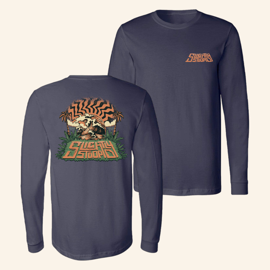 Slightly Stoopid Merch Maze Wave Long Sleeve T-Shirt Gifts For Him Slightly Stoopid Merch Maze Wave Long Sleeve T-Shirt Gifts For Him