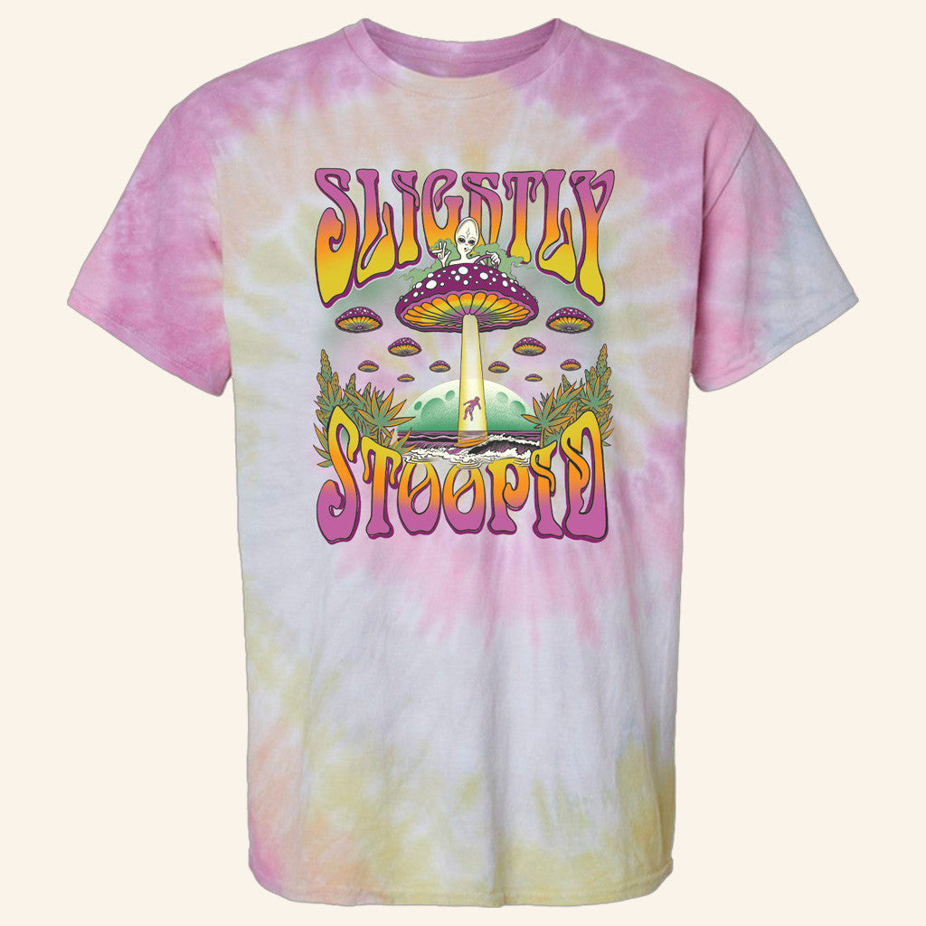 Slightly Stoopid Merch Mushroom UFO Desert Rose Tie Dye T-Shirt Gifts For Her Slightly Stoopid Merch Mushroom UFO Desert Rose Tie Dye T-Shirt Gifts For Her