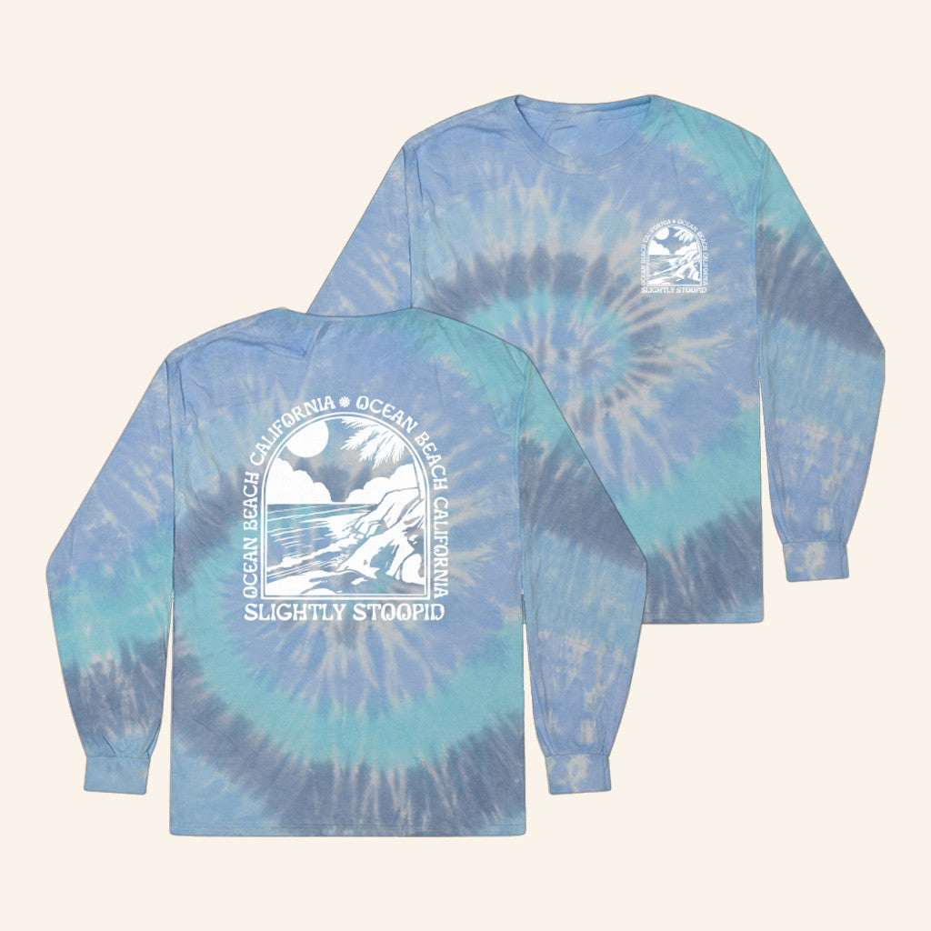 Slightly Stoopid Merch OB Surf Tie Dye Long Sleeve T-Shirt Gifts For Besties