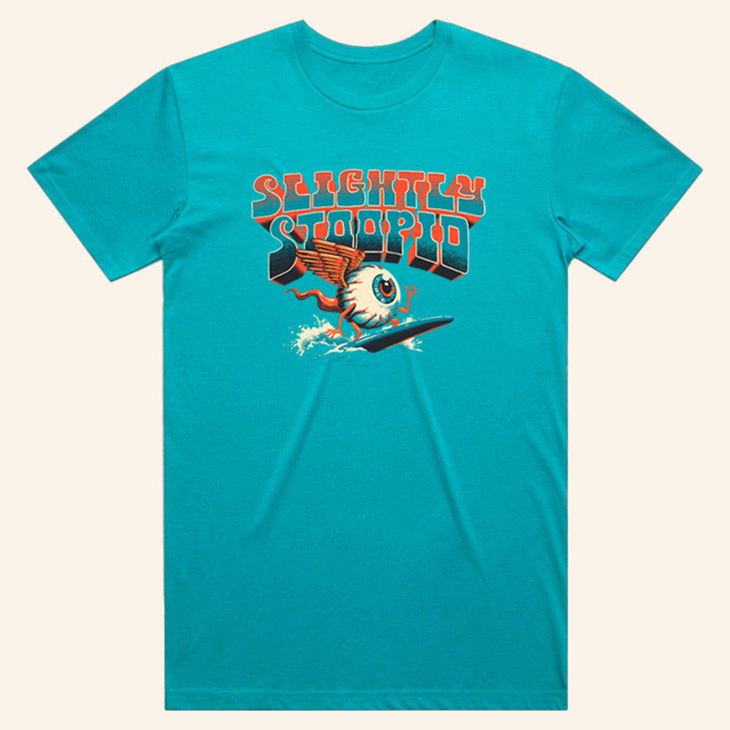 Slightly Stoopid Merch Surfing Eyeball T-Shirt Gifts For Best Friends