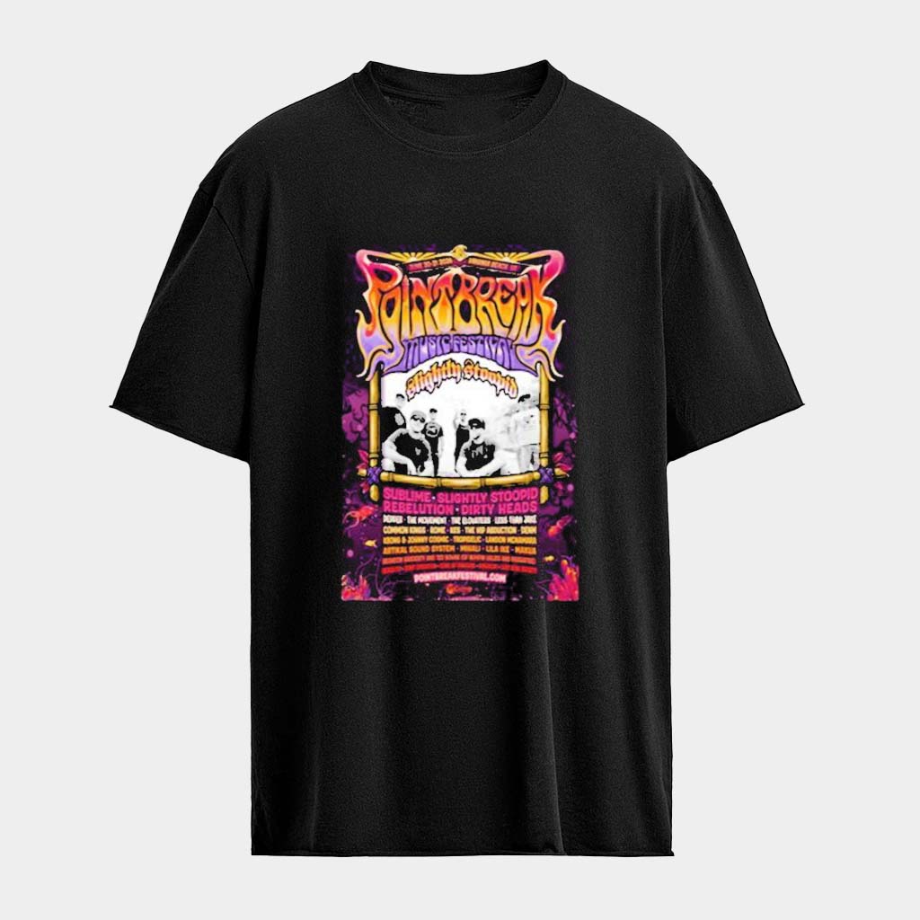 Slightly Stoopid Point Break Festival June 20 21 2026 T-Shirt Slightly Stoopid Merch