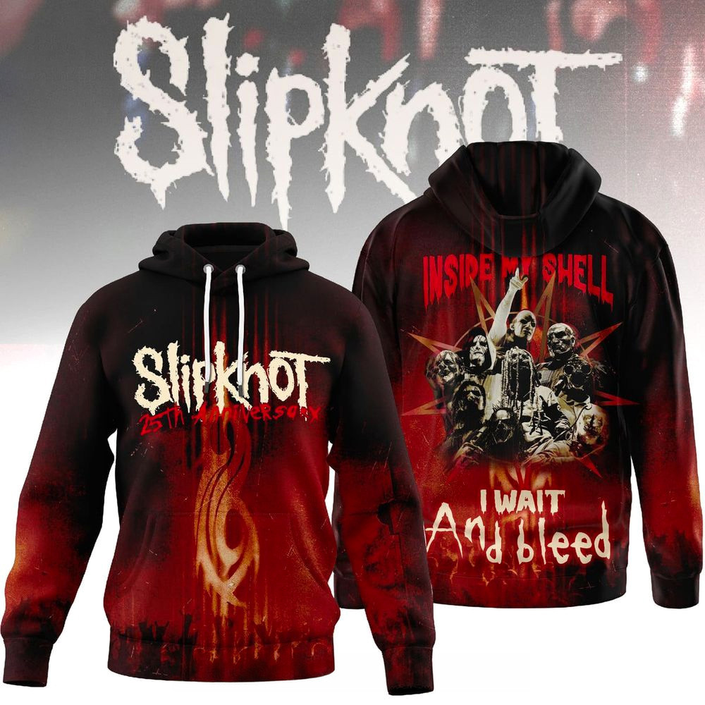 Slipknot 25th Anniversary Hoodie Slipknot Merch Birthday Gift For Band Fans
