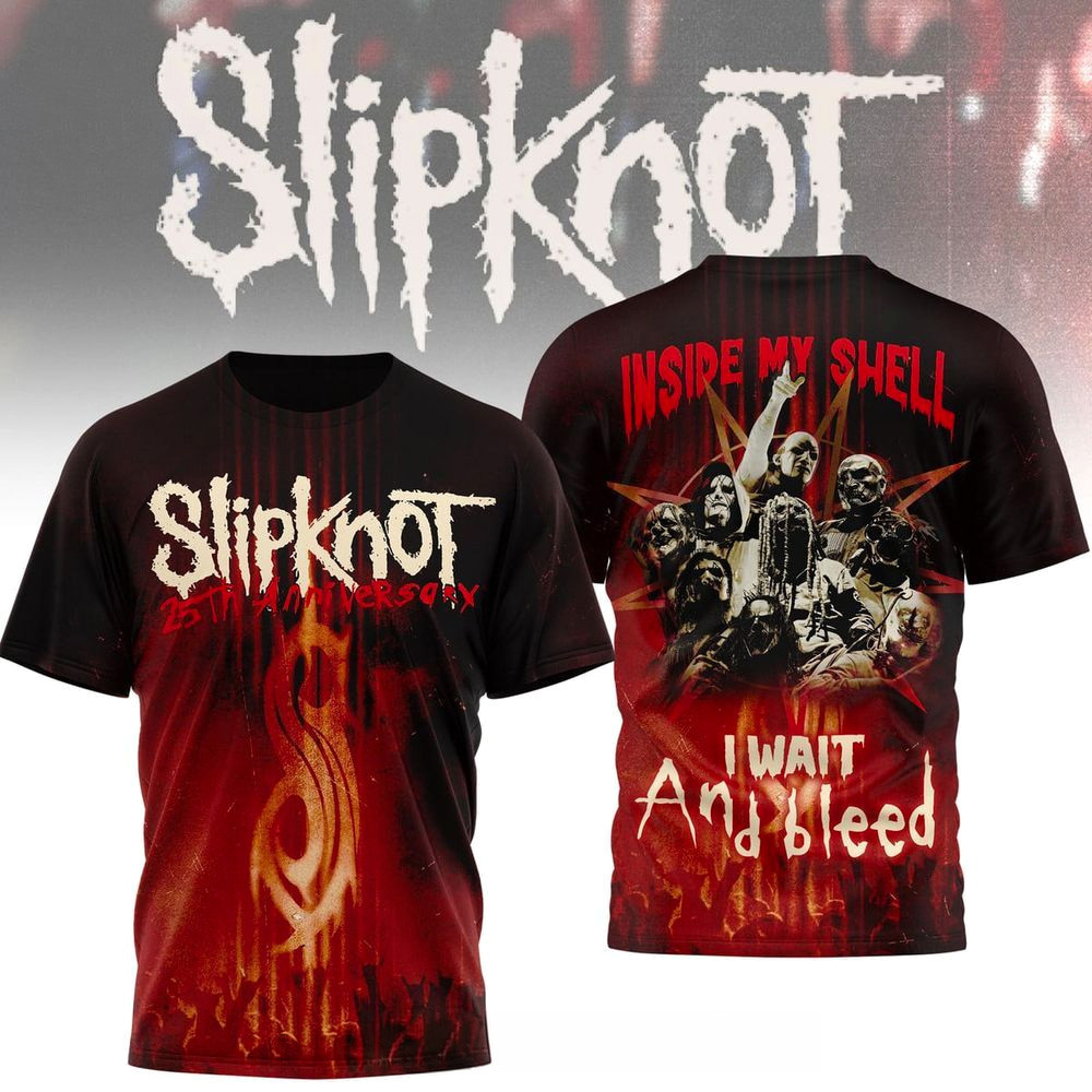 Slipknot 25th Anniversary T-Shirt Slipknot Merch Birthday Gift For Band Fans