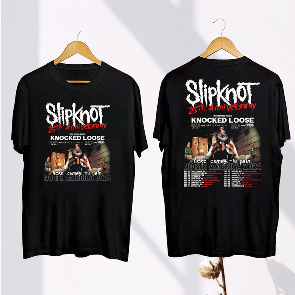 Slipknot Here Comes The Pain Tour 2024 Shirt Slipknot Merch Gift Ideas For Husband Slipknot Here Comes The Pain Tour 2024 Shirt Slipknot Merch Gift Ideas For Husband