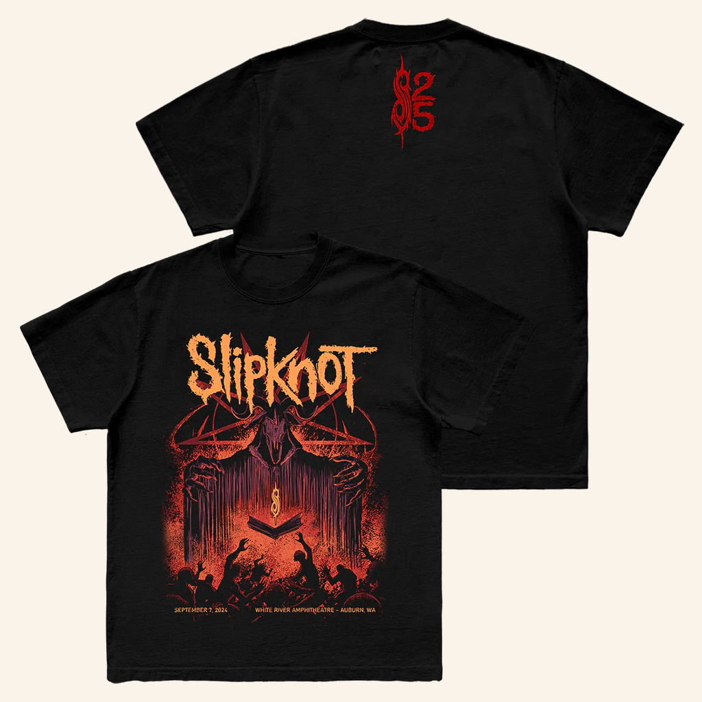 Slipknot Merch 2024 Tour Auburn T-Shirt Christmas Gift Ideas For Dad