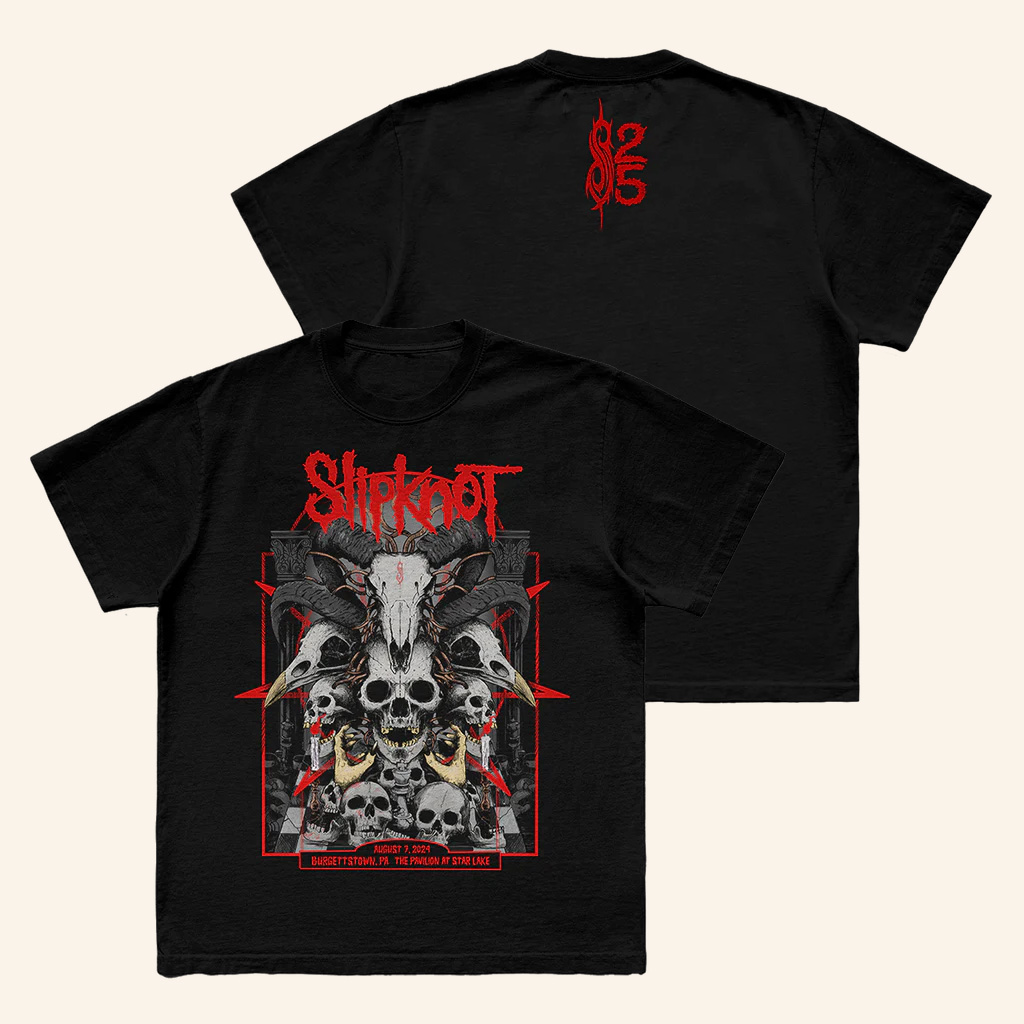 Slipknot Merch 2024 Tour Burgettstown T-Shirt Christmas Present For Dad Slipknot Merch 2024 Tour Burgettstown T-Shirt Christmas Present For Dad