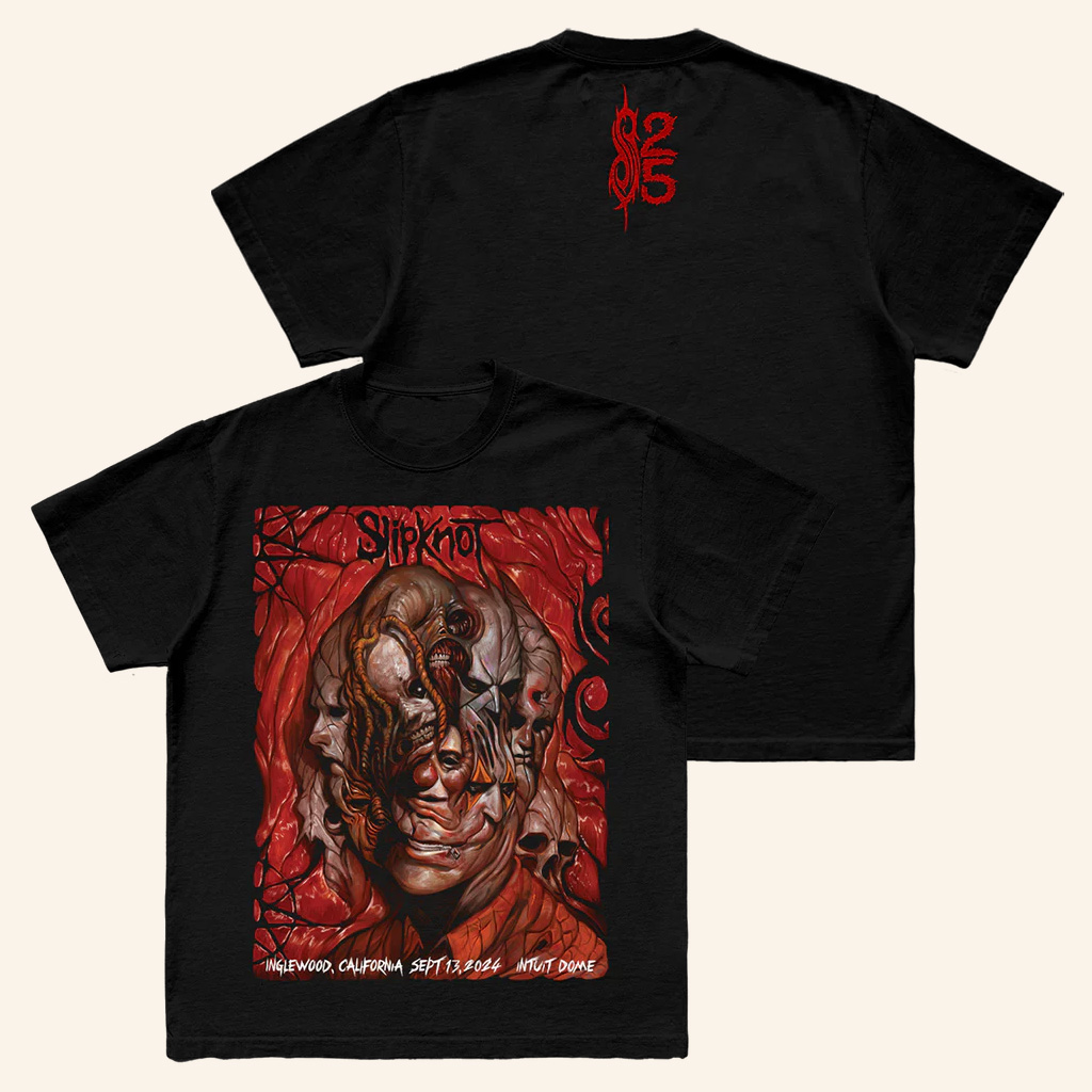 Slipknot Merch 2024 Tour Inglewood 9 13 T-Shirt Best Christmas Gifts For Dad Slipknot Merch 2024 Tour Inglewood 9 13 T-Shirt Best Christmas Gifts For Dad
