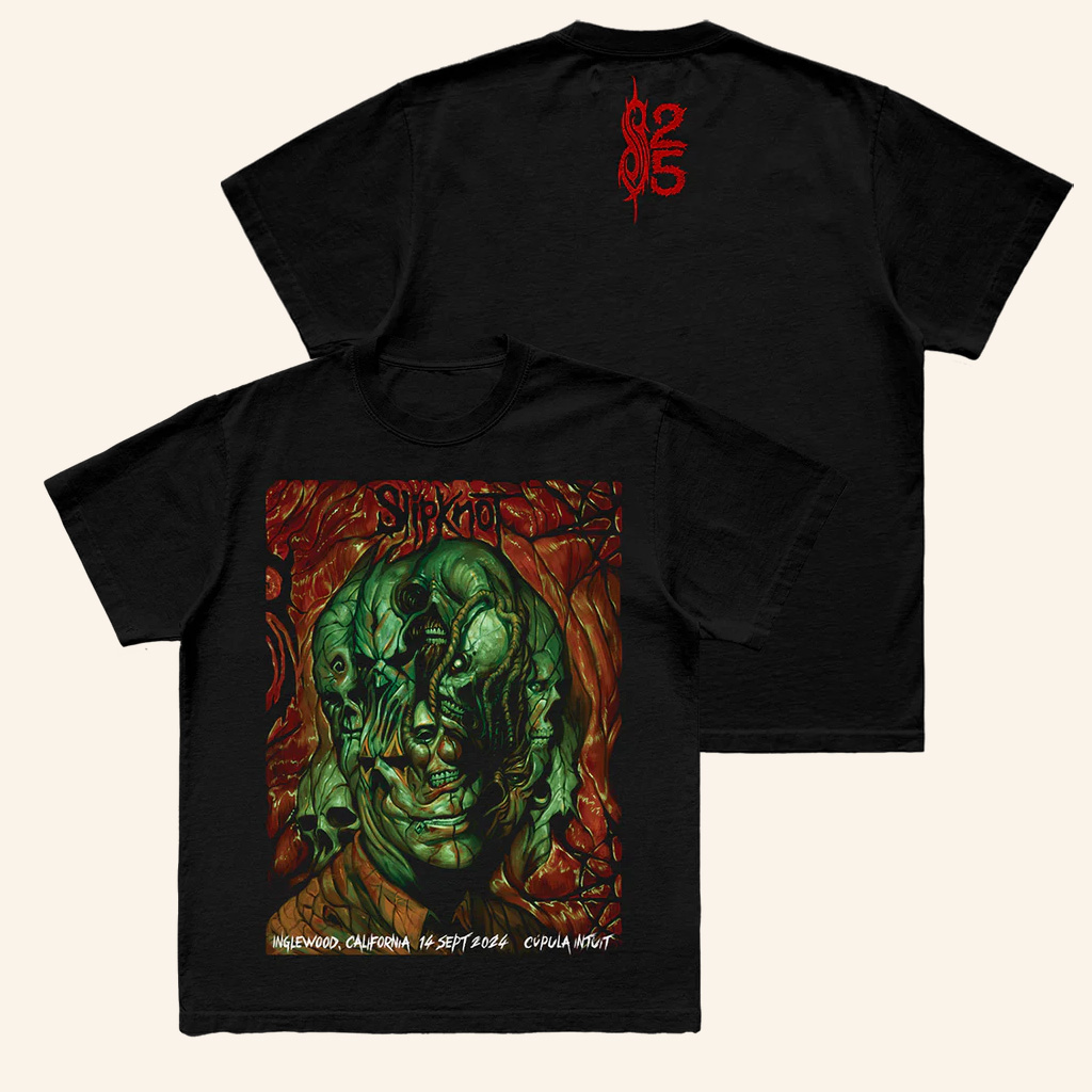 Slipknot Merch 2024 Tour Inglewood 914 T-Shirt Christmas Present For Husband Slipknot Merch 2024 Tour Inglewood 914 T-Shirt Christmas Present For Husband