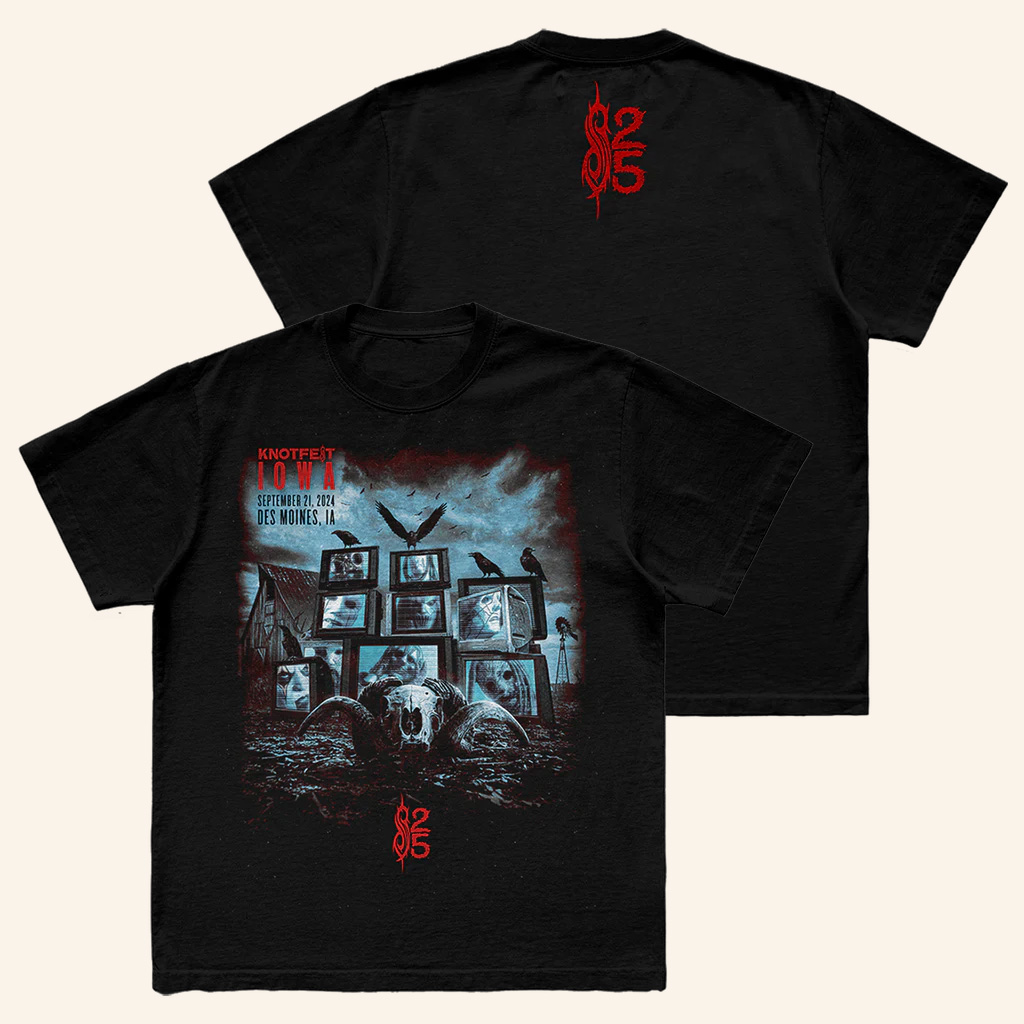 Slipknot Merch 2024 Tour Knotfest T-Shirt Good Christmas Gifts For Band Fans Slipknot Merch 2024 Tour Knotfest T-Shirt Good Christmas Gifts For Band Fans