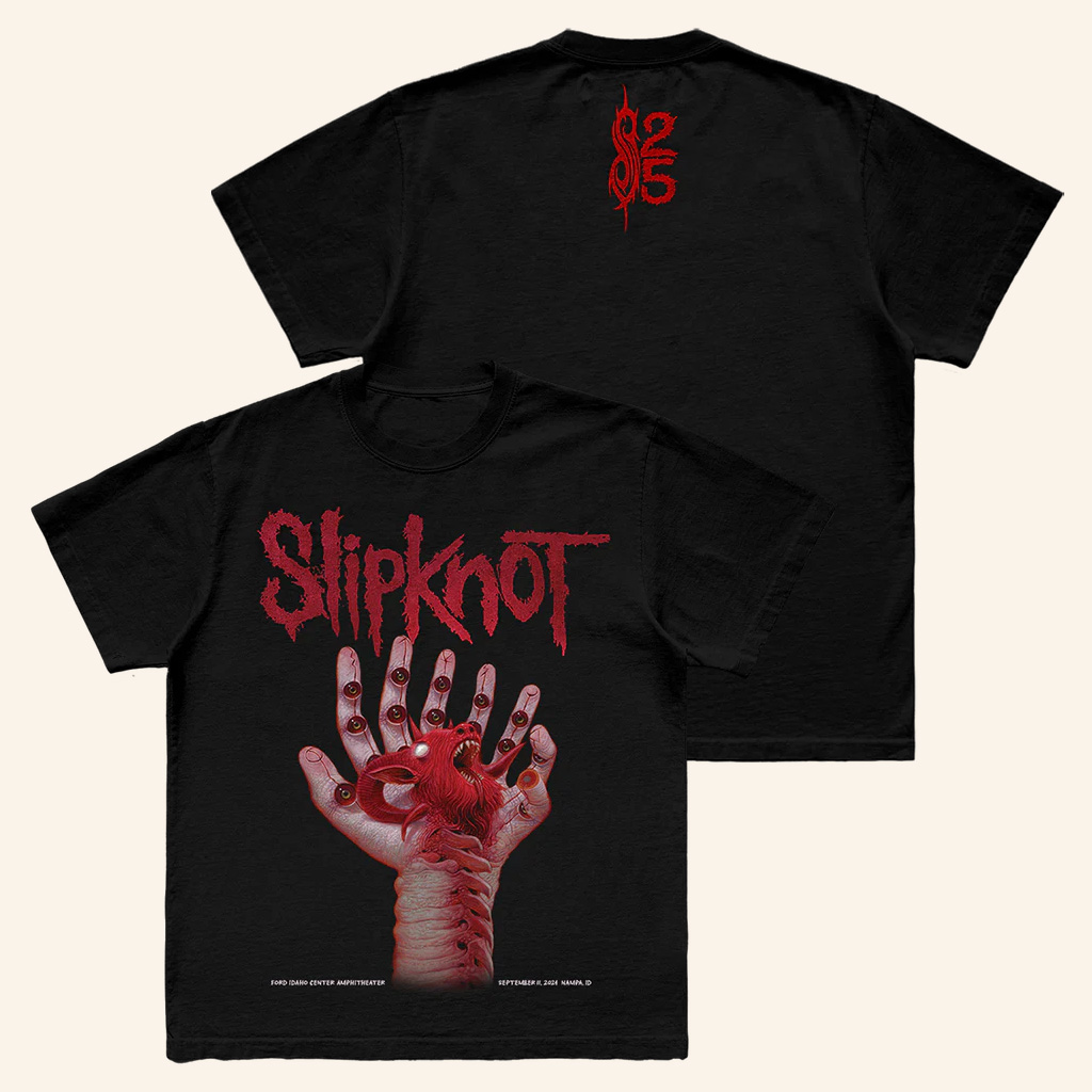 Slipknot Merch 2024 Tour Nampa T-Shirt Christmas Ideas For Husband Slipknot Merch 2024 Tour Nampa T-Shirt Christmas Ideas For Husband