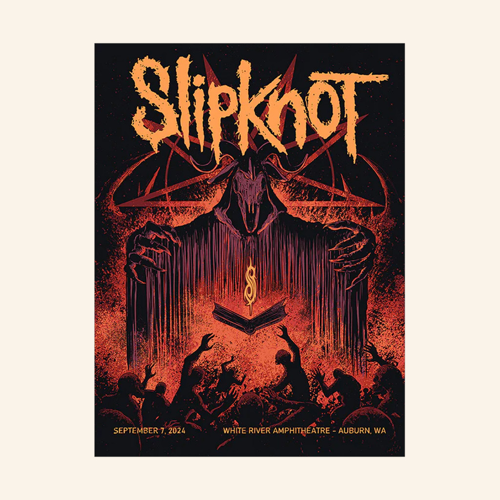 Slipknot Merch 2024 Tour Poster Auburn Poster Living Room Wall Decor Slipknot Merch 2024 Tour Poster Auburn Poster Living Room Wall Decor