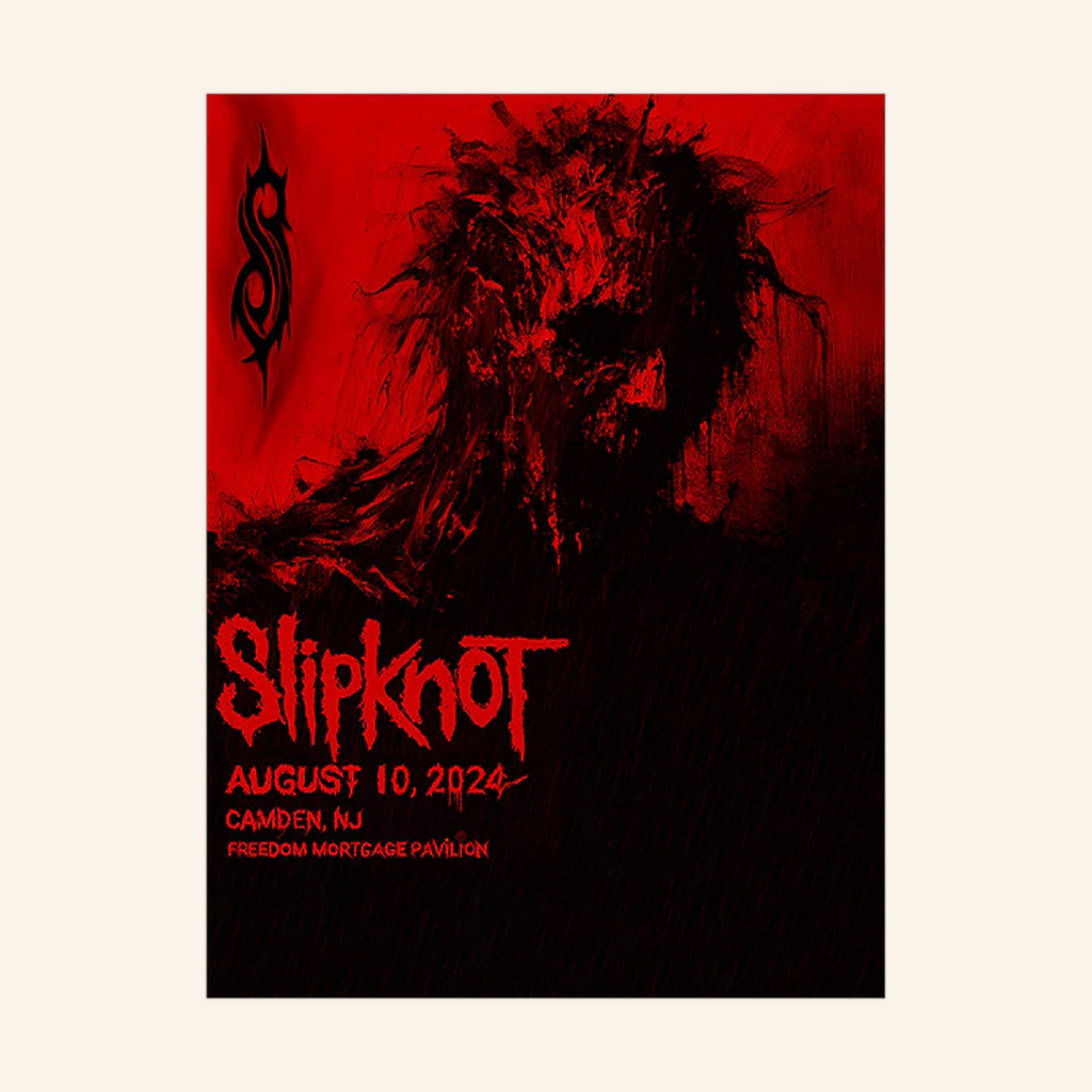 Slipknot Merch 2024 Tour Poster Camden Poster Wall Art For Living Room Decor