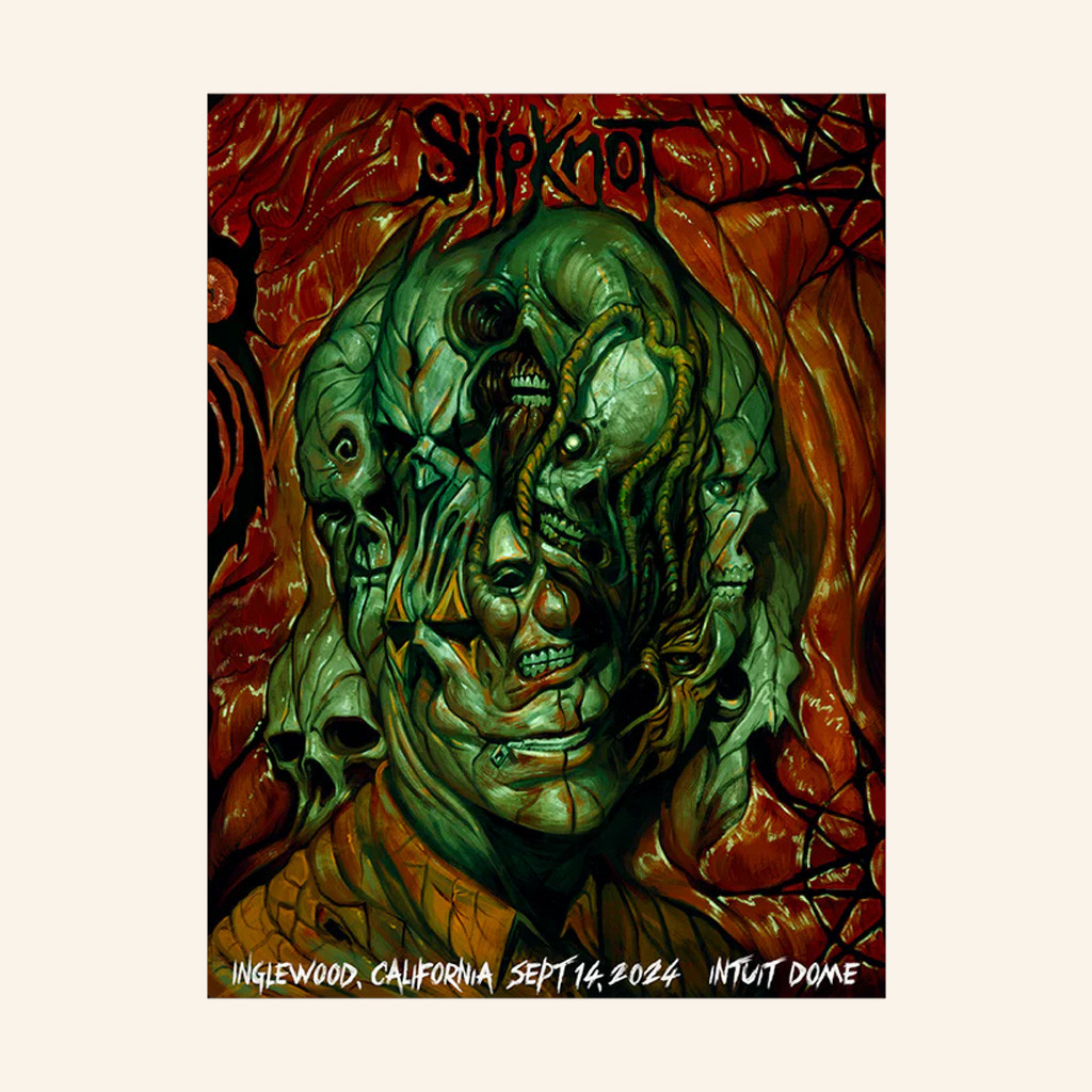 Slipknot Merch 2024 Tour Poster Inglewood Poster Christmas Gifts For Band Fans