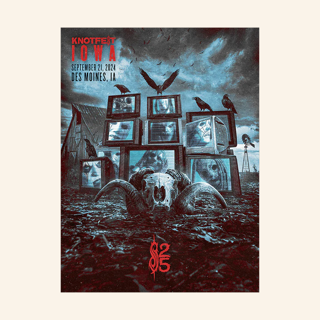 Slipknot Merch 2024 Tour Poster Knotfest Poster Gifts For Band Fans