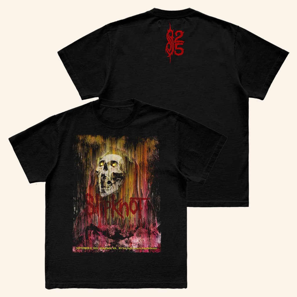 Slipknot Merch 2024 Tour Ridgefield T-Shirt Christmas Gifts For Music Lovers Slipknot Merch 2024 Tour Ridgefield T-Shirt Christmas Gifts For Music Lovers