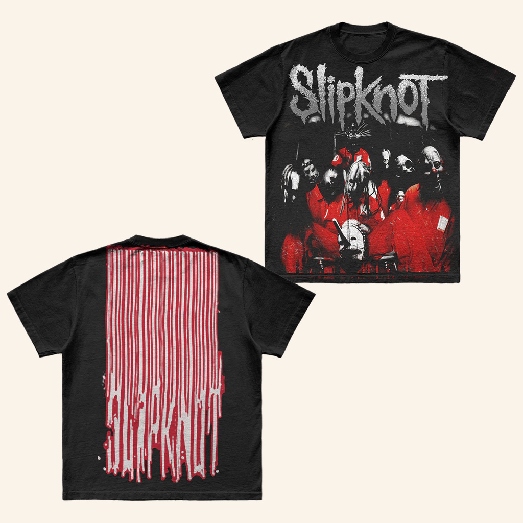 Slipknot Merch 25th Anniversary Album Cover T-Shirt Husband Christmas Gift Ideas Slipknot Merch 25th Anniversary Album Cover T-Shirt Husband Christmas Gift Ideas