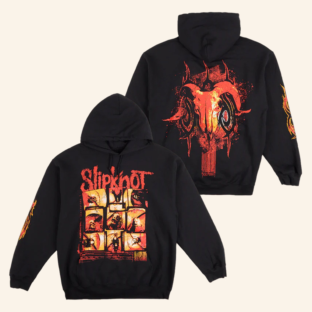 Slipknot Merch 9 Square Hoodie Christmas Gifts For Husband Slipknot Merch 9 Square Hoodie Christmas Gifts For Husband
