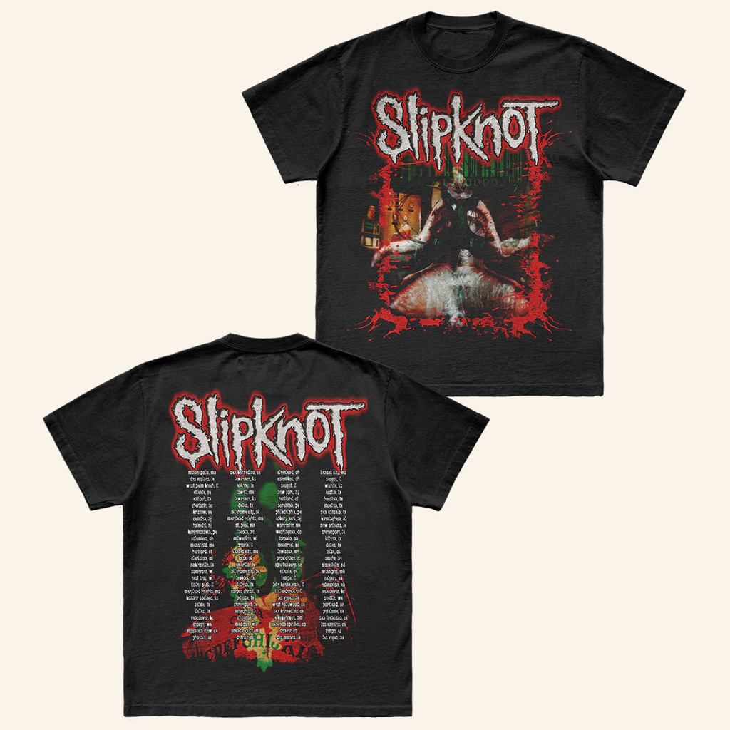Slipknot Merch Electric Chair Splatter T-Shirt Birthday Gifts For Music Lovers Slipknot Merch Electric Chair Splatter T-Shirt Birthday Gifts For Music Lovers