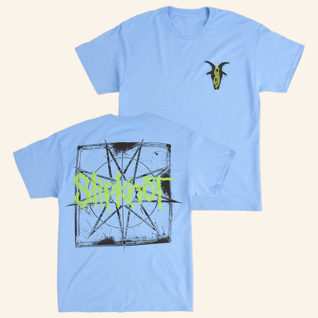 Slipknot Merch Framed 9 Point Star T-Shirt Gift For Concert Lover