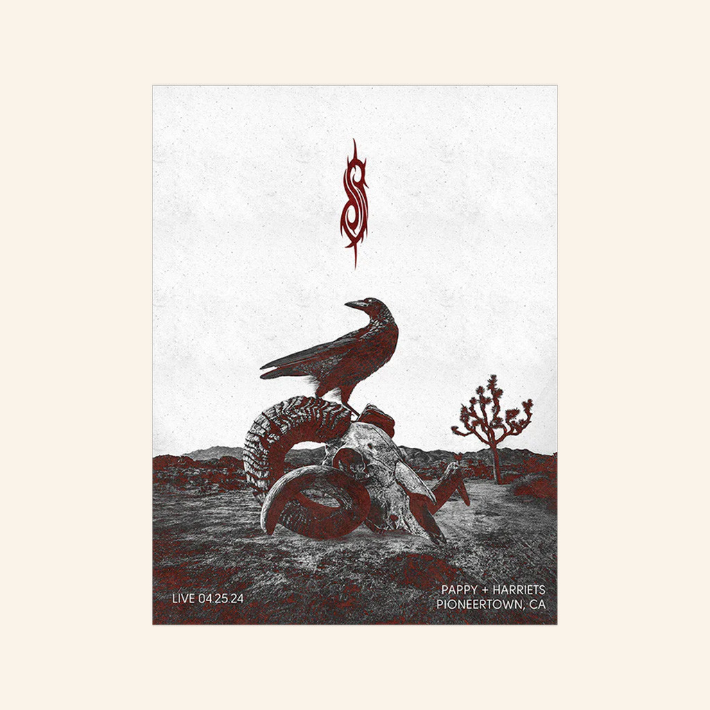 Slipknot Merch Goat 4 25 24 Event Poster Christmas Gifts For Music Enthusiasts