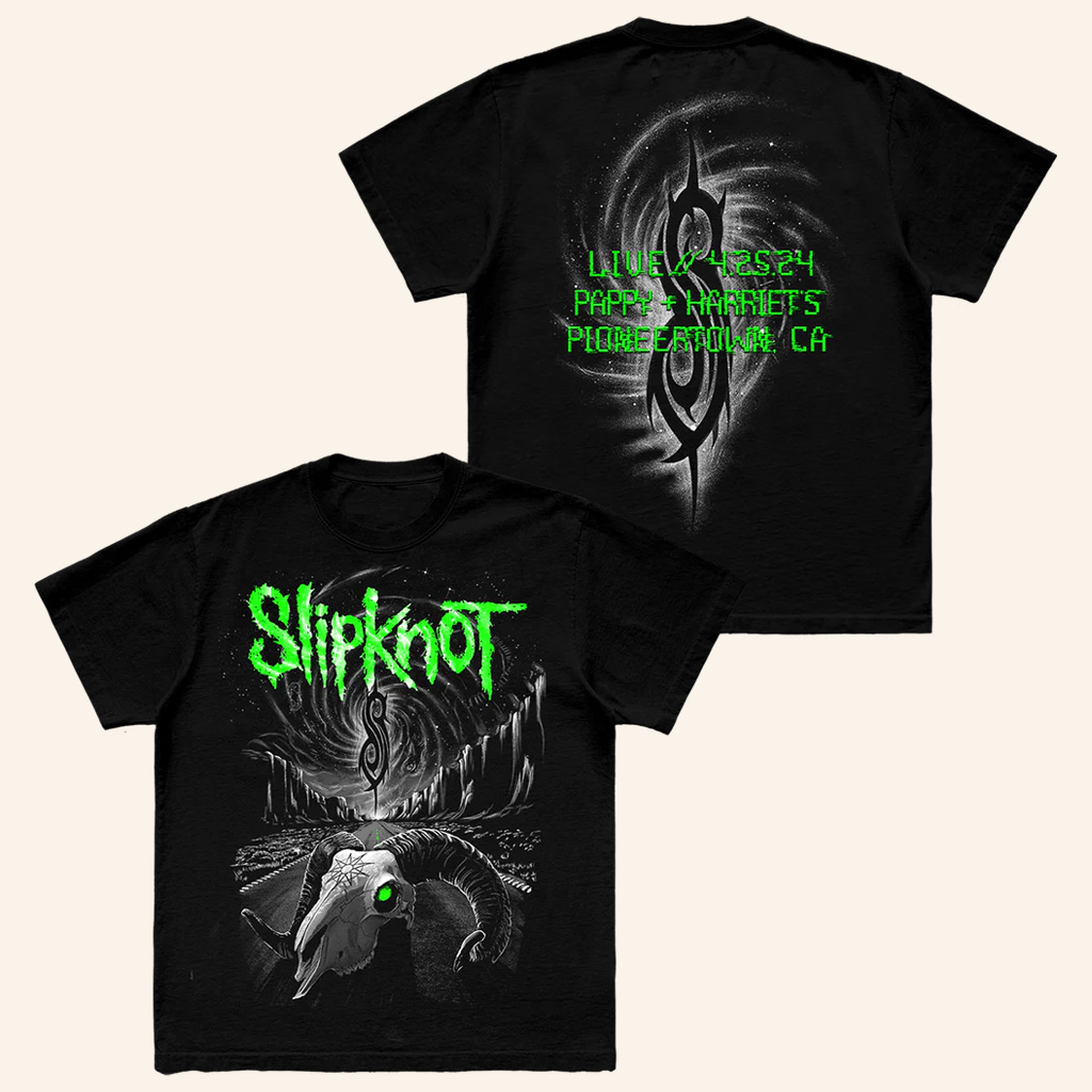 Slipknot Merch Goat 4 25 24 Event T-Shirt Music Gift Ideas For Guys Slipknot Merch Goat 4 25 24 Event T-Shirt Music Gift Ideas For Guys