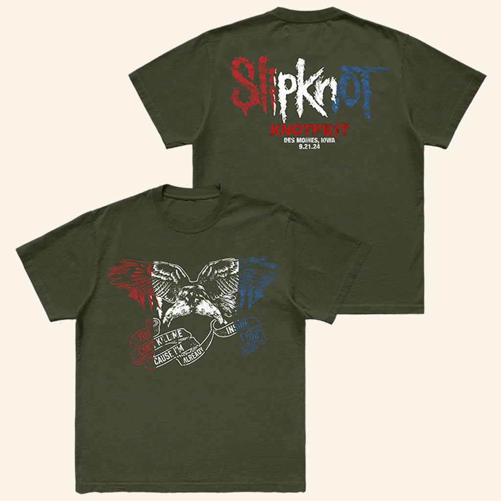 Slipknot Merch Knotfest 2024 Can't Kill Me T-Shirt Birthday Presents For Boyfriend