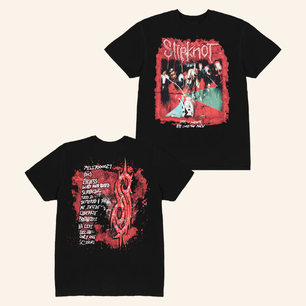 Slipknot Merch Self Titled Tracklist T-Shirt Birthday Gifts For Father Slipknot Merch Self Titled Tracklist T-Shirt Birthday Gifts For Father