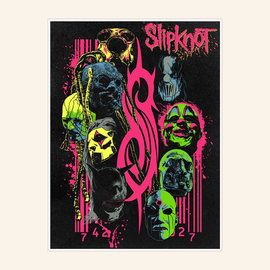 Slipknot Merch Slipknot Flocked Black Light Poster Wall Art Decor Gifts For Music Lovers Slipknot Merch Slipknot Flocked Black Light Poster Wall Art Decor Gifts For Music Lovers