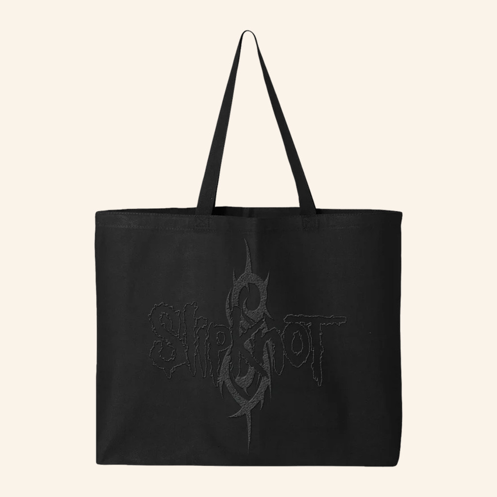 Slipknot Merch Slipknot Tribal S Logo Black Tote Cool Gifts For Music Lovers Slipknot Merch Slipknot Tribal S Logo Black Tote Cool Gifts For Music Lovers