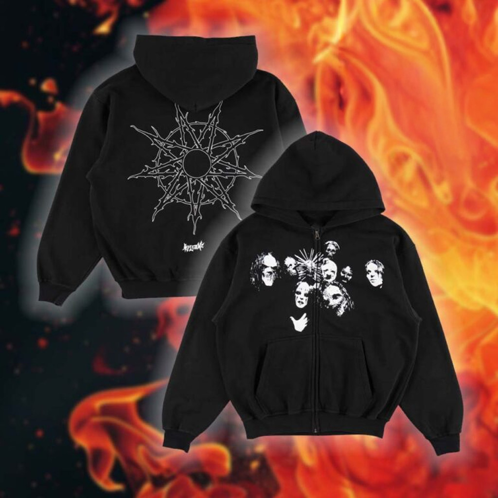 Slipknot Merch Slipknot X Welcome Skateboards Nonagram Zip Hoodie Gifts For Music Lovers Slipknot Merch Slipknot X Welcome Skateboards Nonagram Zip Hoodie Gifts For Music Lovers