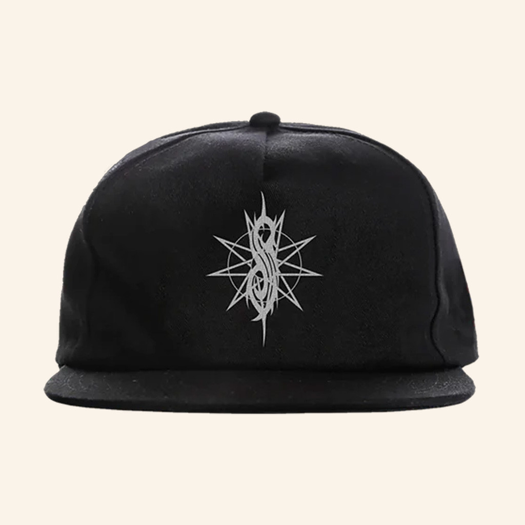 Slipknot Merch Tribal S 9 Point Snapback Hat Embroidered Gift Ideas For Dad Slipknot Merch Tribal S 9 Point Snapback Hat Embroidered Gift Ideas For Dad