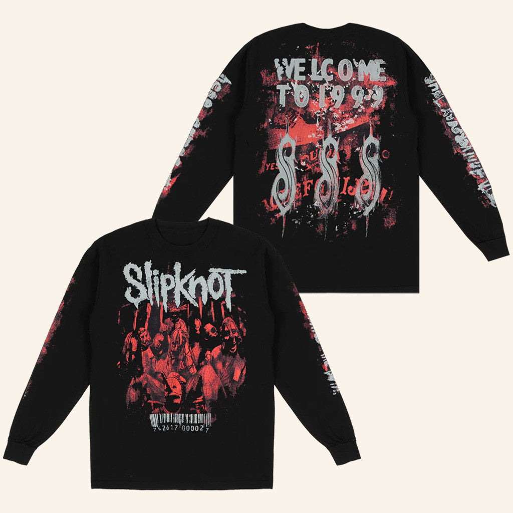 Slipknot Merch Welcome To 1999 Long Sleeve T-Shirt Gift Ideas For Dad Slipknot Merch Welcome To 1999 Long Sleeve T-Shirt Gift Ideas For Dad