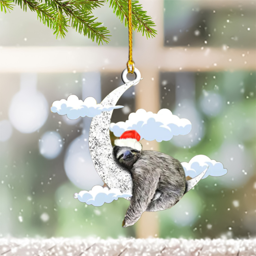 Sloth Christmas Ornament Sloth Christmas Tree Ornament Decorations Gift
