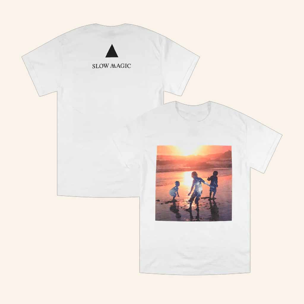 Slow Magic Merch Triangle White T-Shirt Music Related Gifts For Guys Slow Magic Merch Triangle White T-Shirt Music Related Gifts For Guys