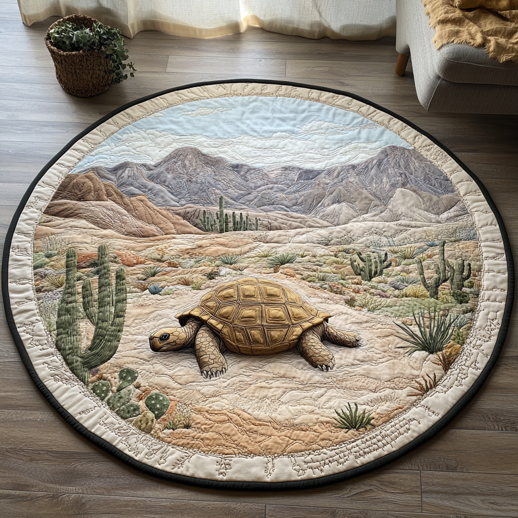 Slow Quilted Round Mat Christmas Entry Way Decor Nana Xmas Presents