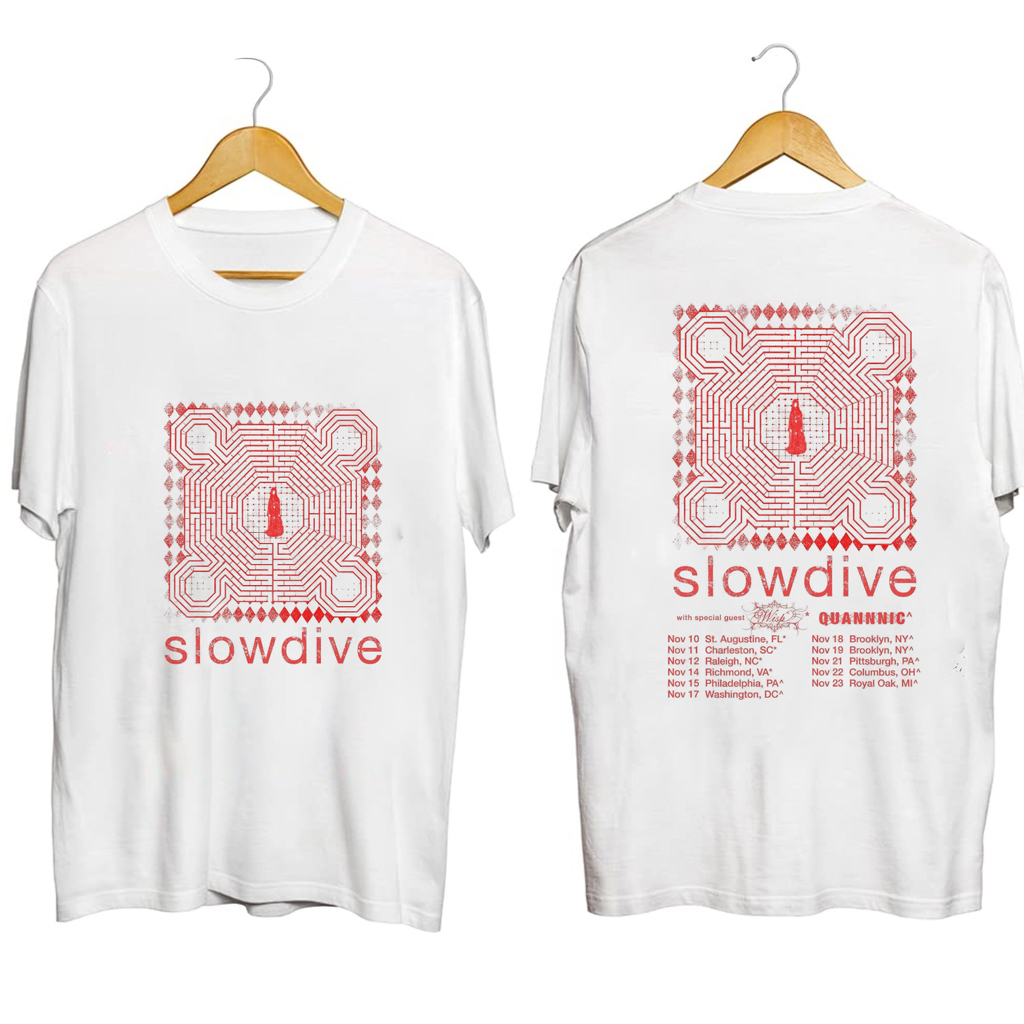 Slowdive Tour 2024 Shirt Slowdive Merch Birthday Gifts For Rock Fans