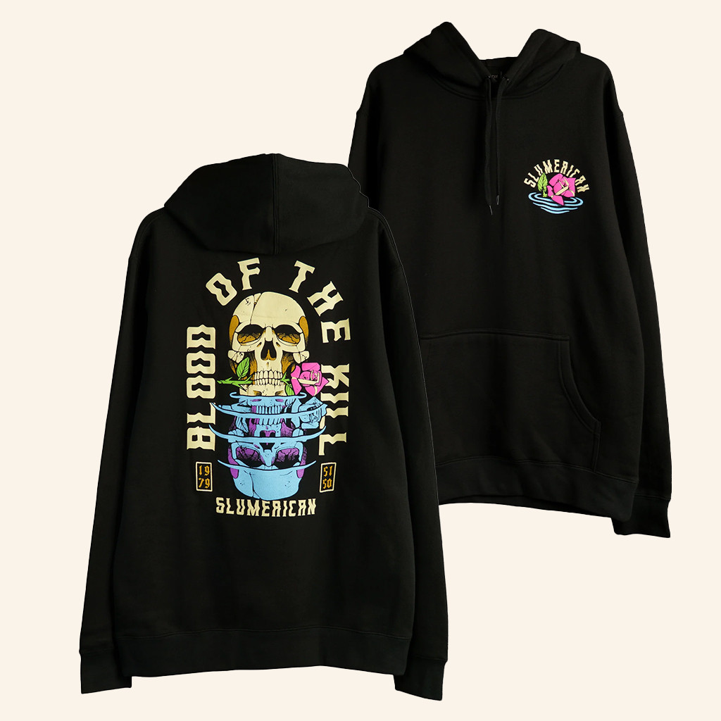Slumerican Merch Drown Hoodie Blood Of The Kill Slumerican Hoodie Birthday Presents For Brother