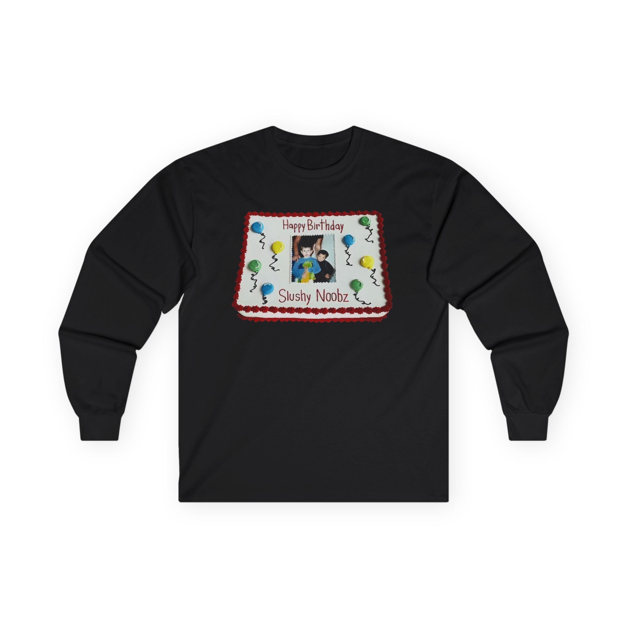 Slushy Noobz merch Birthday Cake Unisex Ultra Cotton Long Sleeve Tee Gifts For Best Friend Slushy Noobz merch Birthday Cake Unisex Ultra Cotton Long Sleeve Tee Gifts For Best Friend