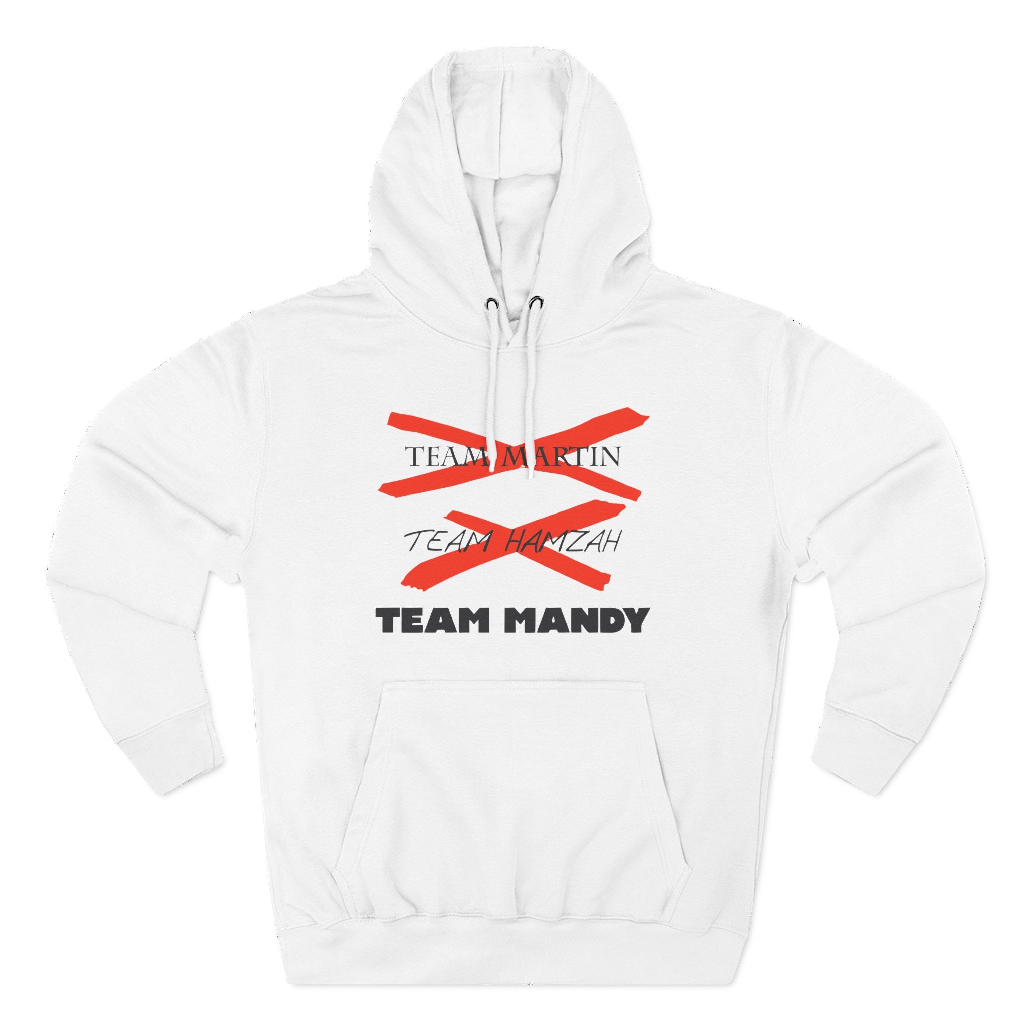 Slushy Noobz merch Team Mandy White Hoodie Gifts For BFF Slushy Noobz merch Team Mandy White Hoodie Gifts For BFF