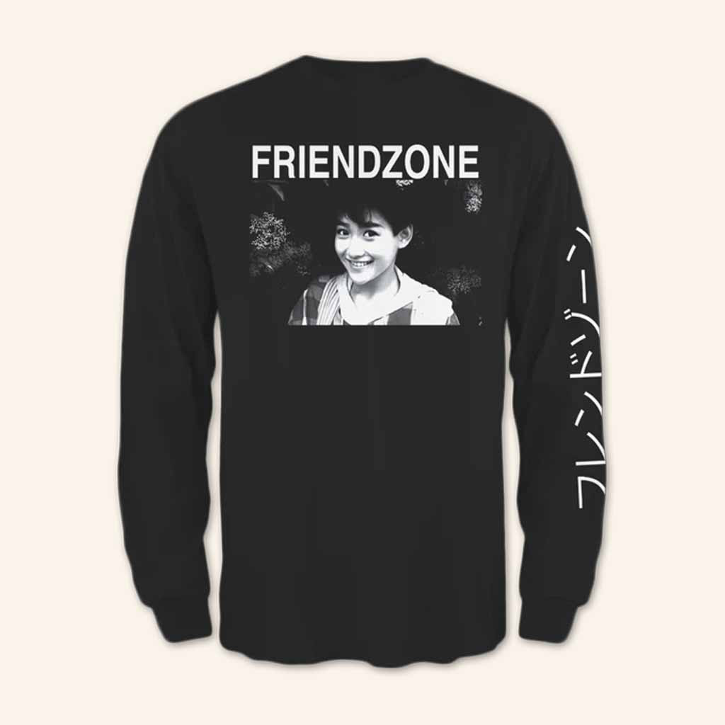 SlyVinyl Records Merch Friendzone Black Long Sleeve Shirt Gifts For Friends SlyVinyl Records Merch Friendzone Black Long Sleeve Shirt Gifts For Friends