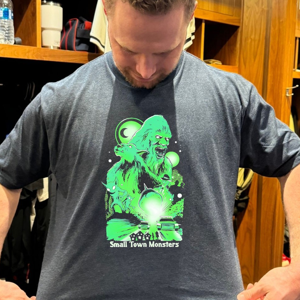 Small Town Monsters Bigfoot Ufo Dogman And Goatman Graphic Shirt Gifts For My Brother