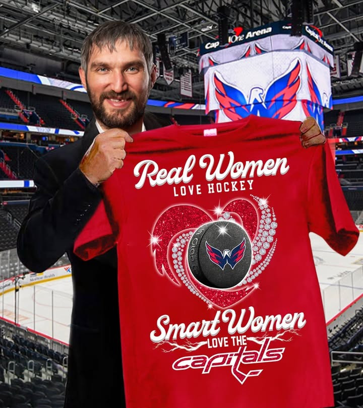 Smart Women Love The Capitals T-shirt Gifts For Ice Hockey Fans
