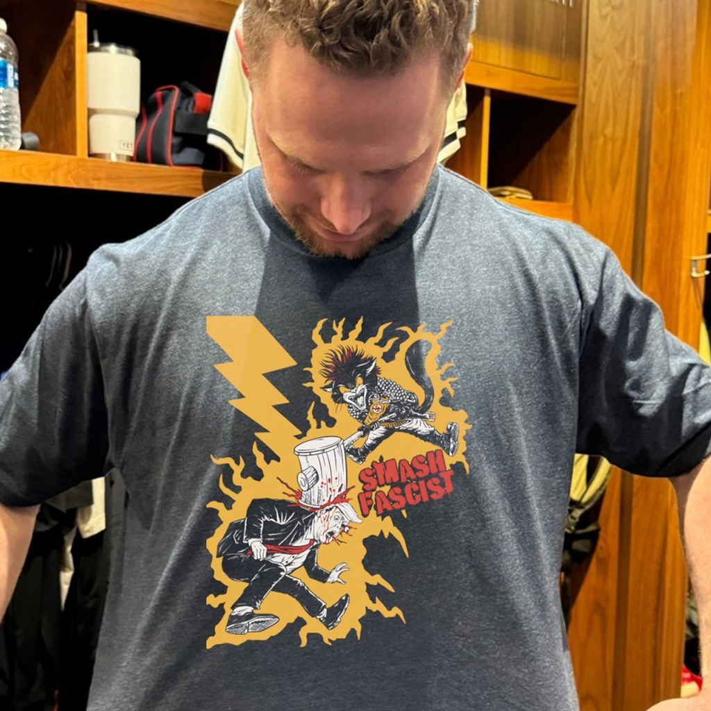 Smash Fascist Anti Trump 2026 Art Shirt Funny Political Tees Gifts For Father